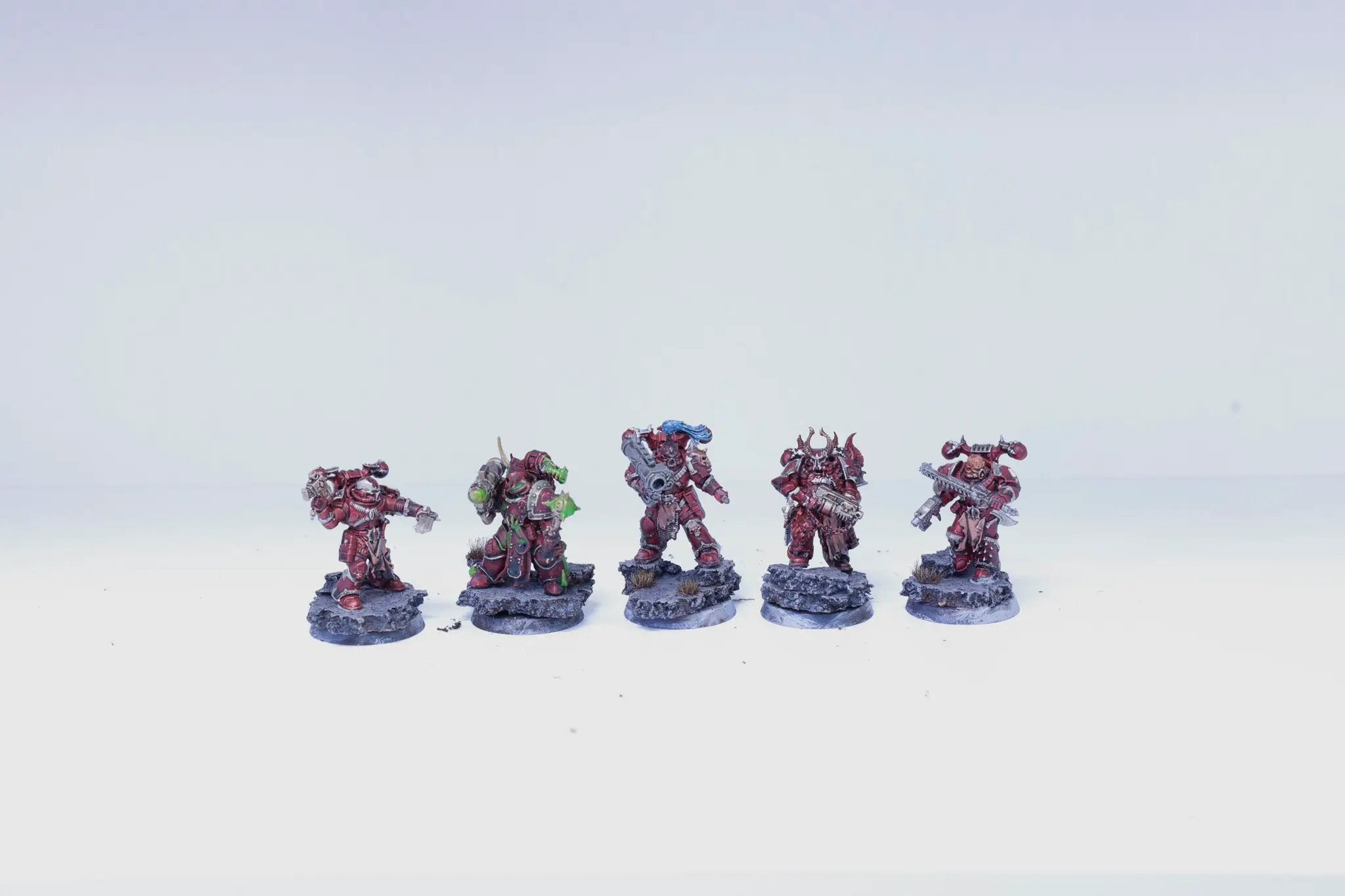 Red Chaos Space Marines: Battle Ready