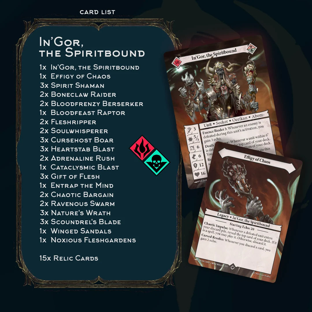 Malediction: Seeker Deck- Ingor The Spiritbound