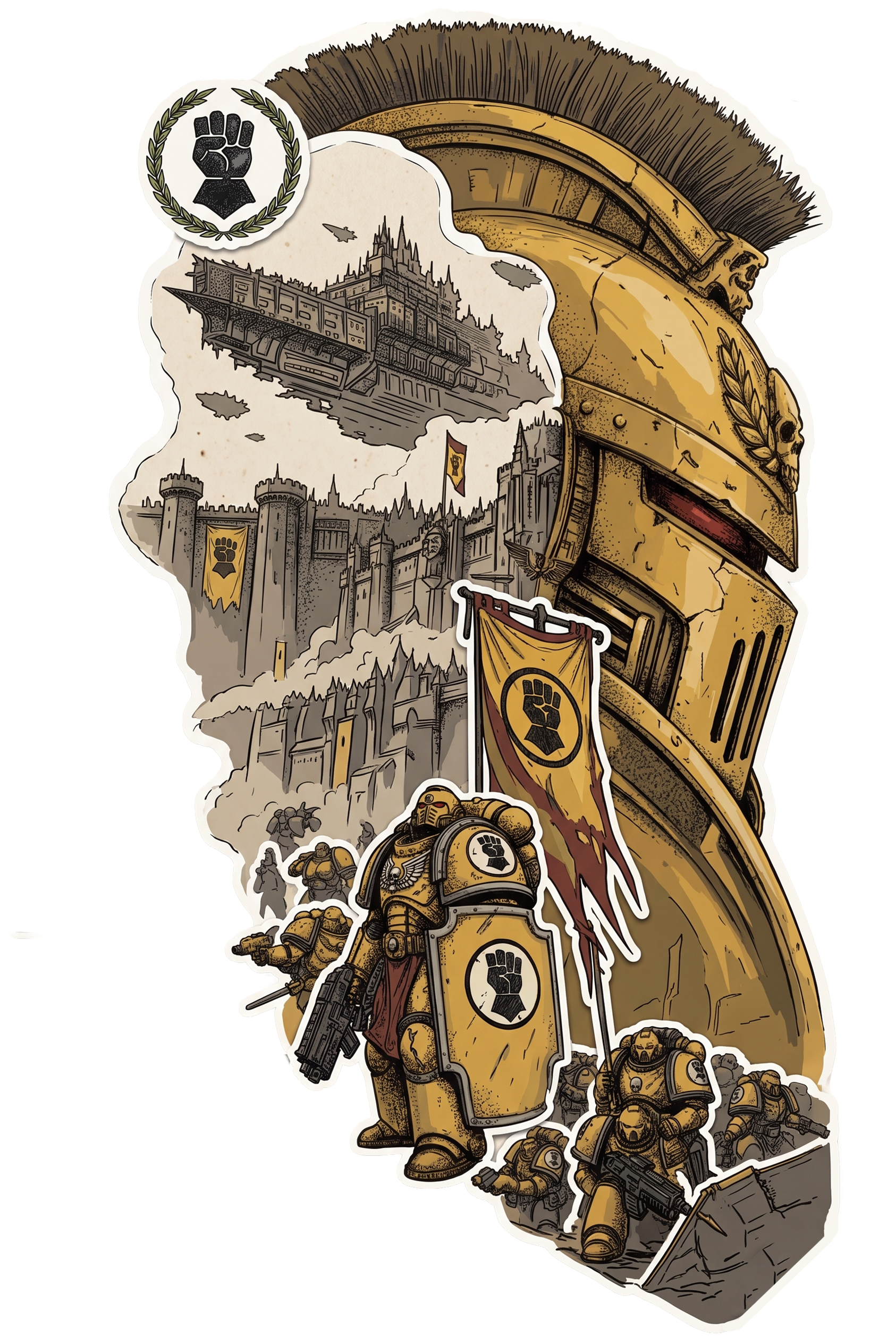 Gold Member Sticker Tabletop Wargaming Decal