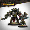 Warmachine: Southern Kriels Kithguard Journeyman & Ramhead by Warmachine
