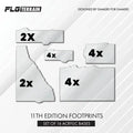 FLG Acrylic 11th Edition Footprints by Frontline Gaming