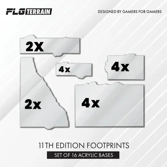 FLG Acrylic 11th Edition Footprints by Frontline Gaming