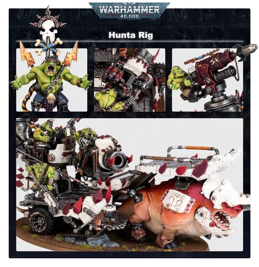 Warhammer 40k: Ork Kill Rig / Hunta Rig Miniature Kit by Games Workshop