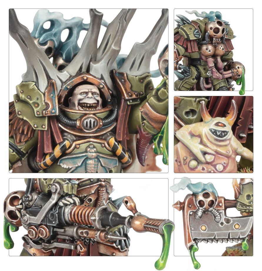 Death Guard: Lord of Contagion and Blightlord Terminators