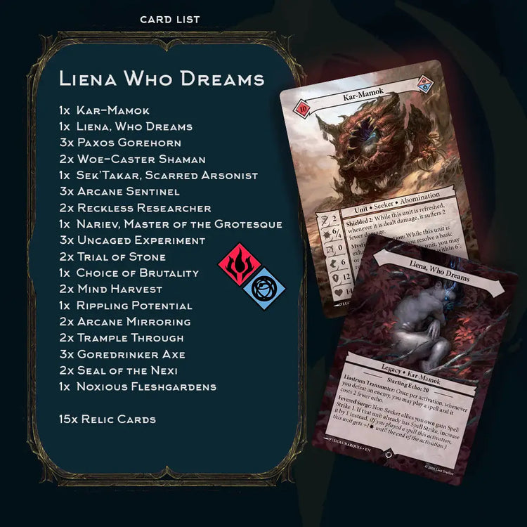 Malediction: Seeker Deck - Liena, Who Dreams by Malediction