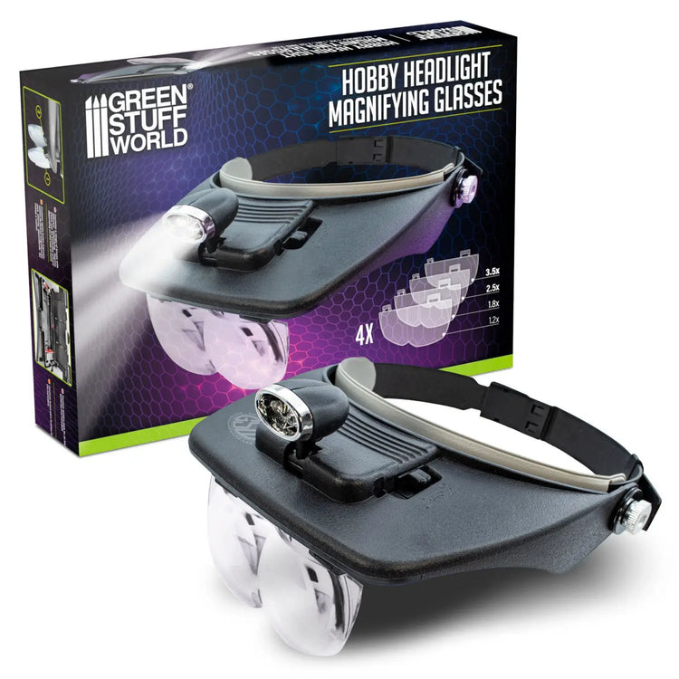 GSW Hobby Headlight Magnifying Glass by Green Stuff World