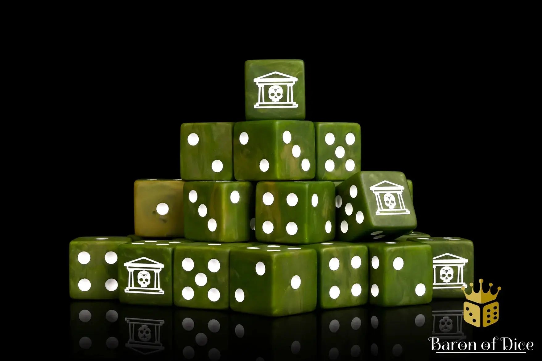 Military Gate - Green (25ct) by Baron of Dice