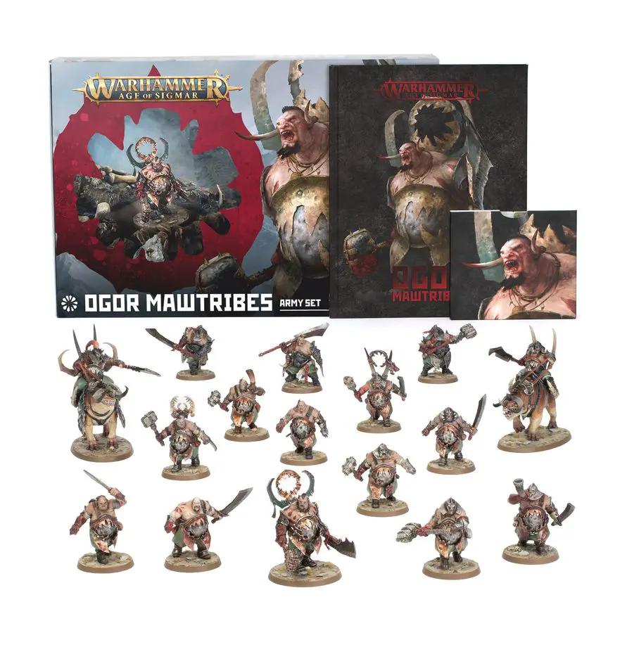 Warhammer Age of Sigmar: Ogor Mawtribes Army Set Boxed Set *8/1 Release* by Battlebrush Games