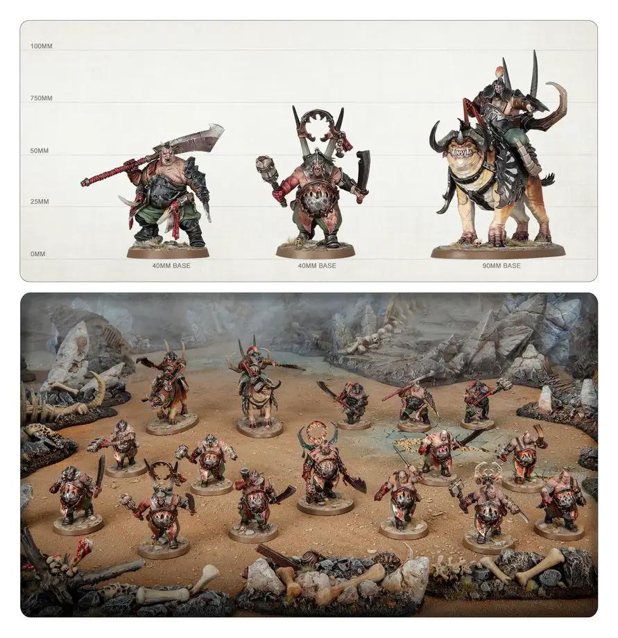 Warhammer Age of Sigmar: Ogor Mawtribes Army Set Boxed Set *8/1 Release* by Battlebrush Games