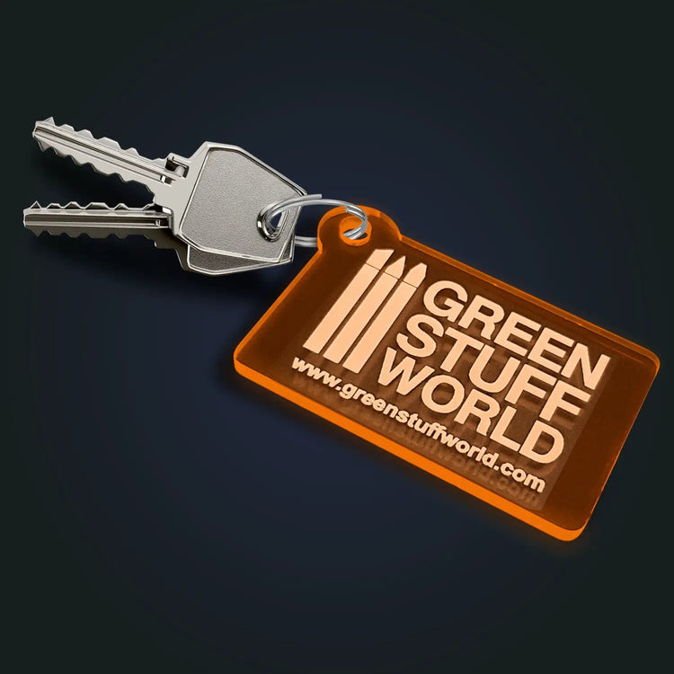 Green Stuff World Round Keychain by Battlebrush Games