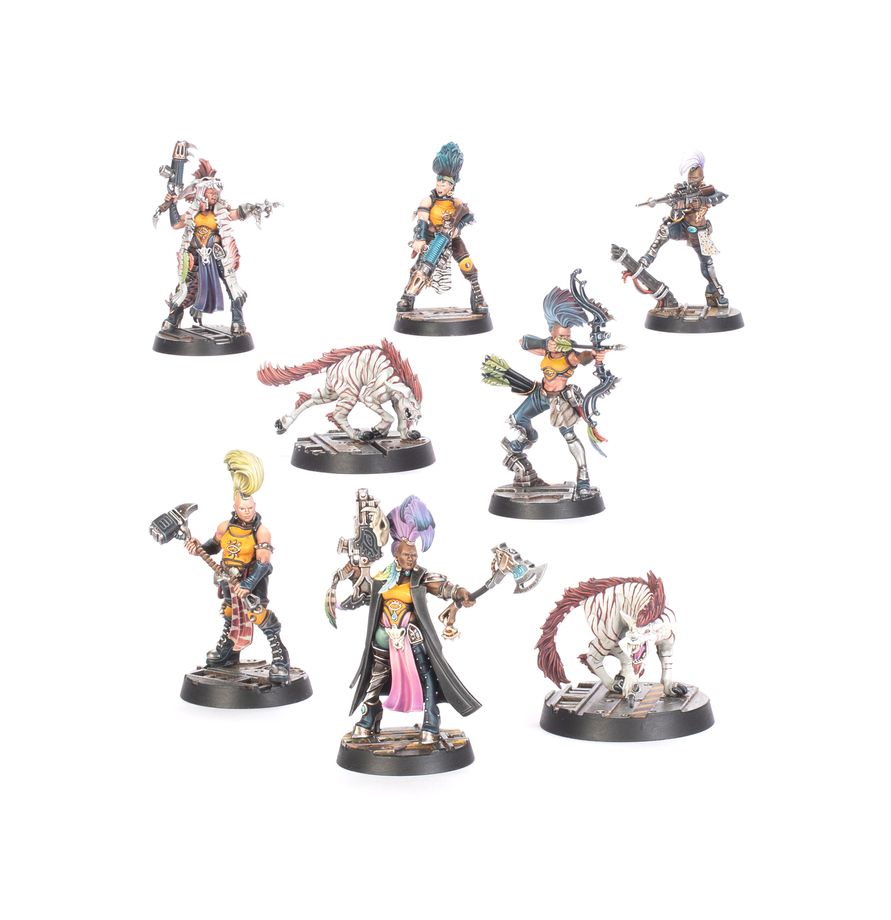 Necromunda: NEC: ESCHER GANG MATRIARCHS & PHYRR CATS *9/19 Release*