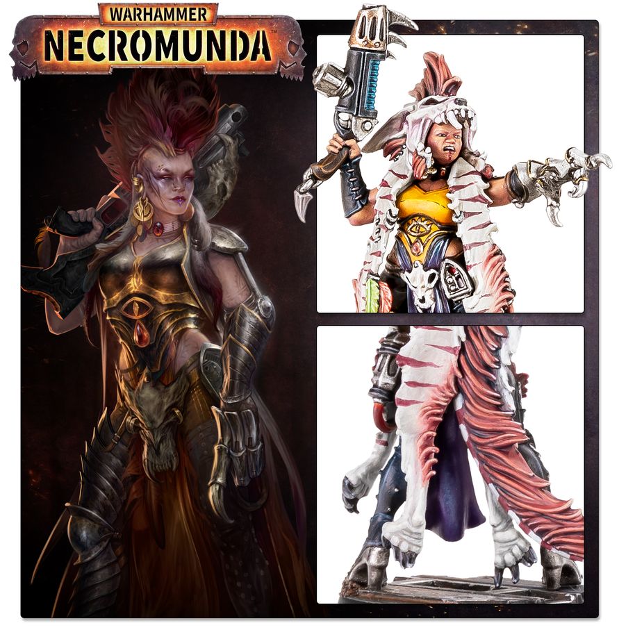Necromunda: NEC: ESCHER GANG MATRIARCHS & PHYRR CATS *9/19 Release*
