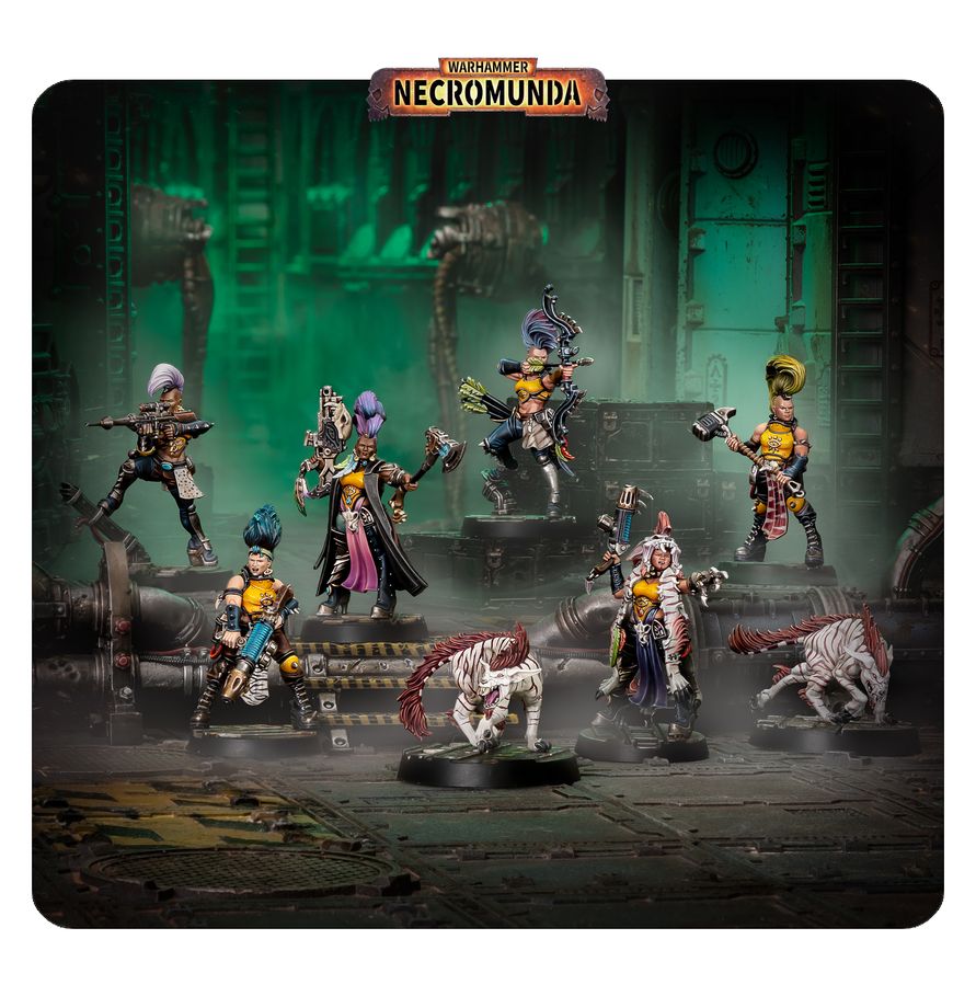 Necromunda: NEC: ESCHER GANG MATRIARCHS & PHYRR CATS *9/19 Release*
