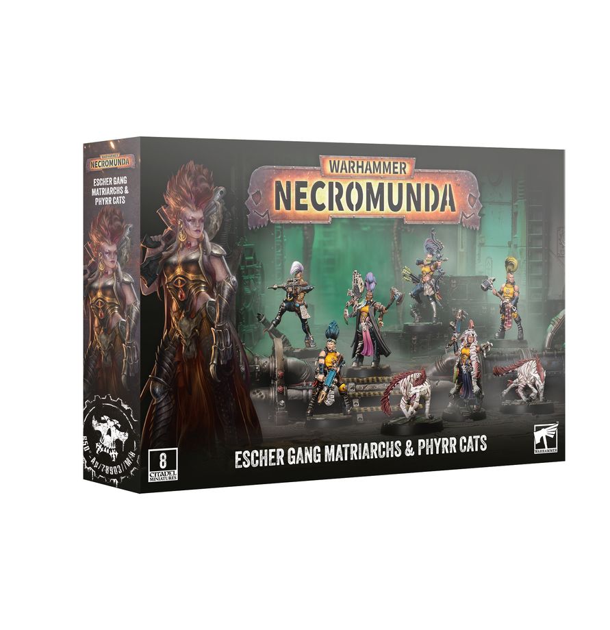 Necromunda: NEC: ESCHER GANG MATRIARCHS & PHYRR CATS *9/19 Release*