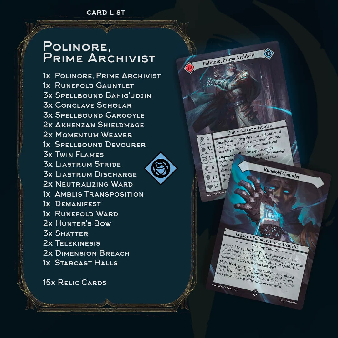 Malediction: Seeker Deck - Polinore Prime Archivist