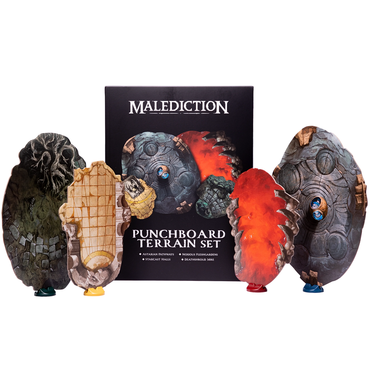 Malediction Punchboard Terrain Set