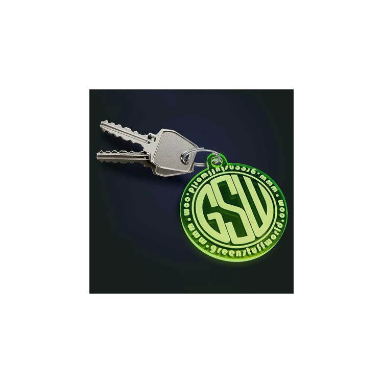 Green Stuff World Round Keychain by Battlebrush Games