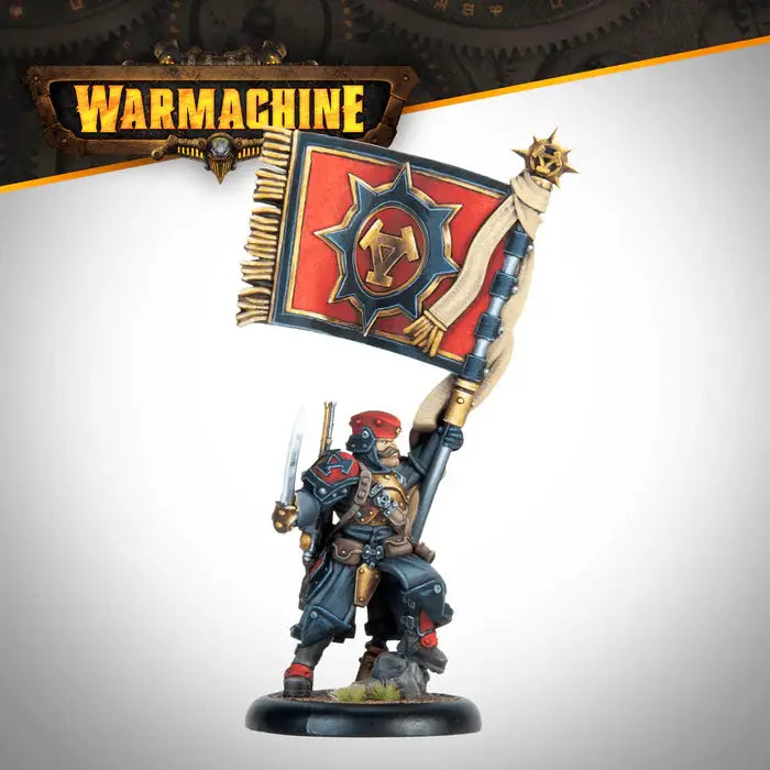 Warmachine: Winter Korps Standard Bearer by Warmachine