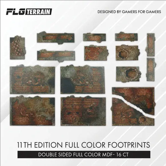 FLG Full Color 11th Edition Footprints by Frontline Gaming
