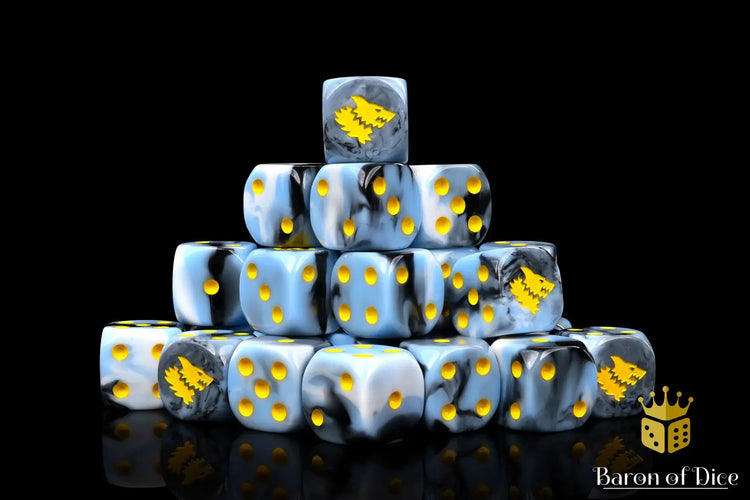 Snow Direwolf by Baron of Dice