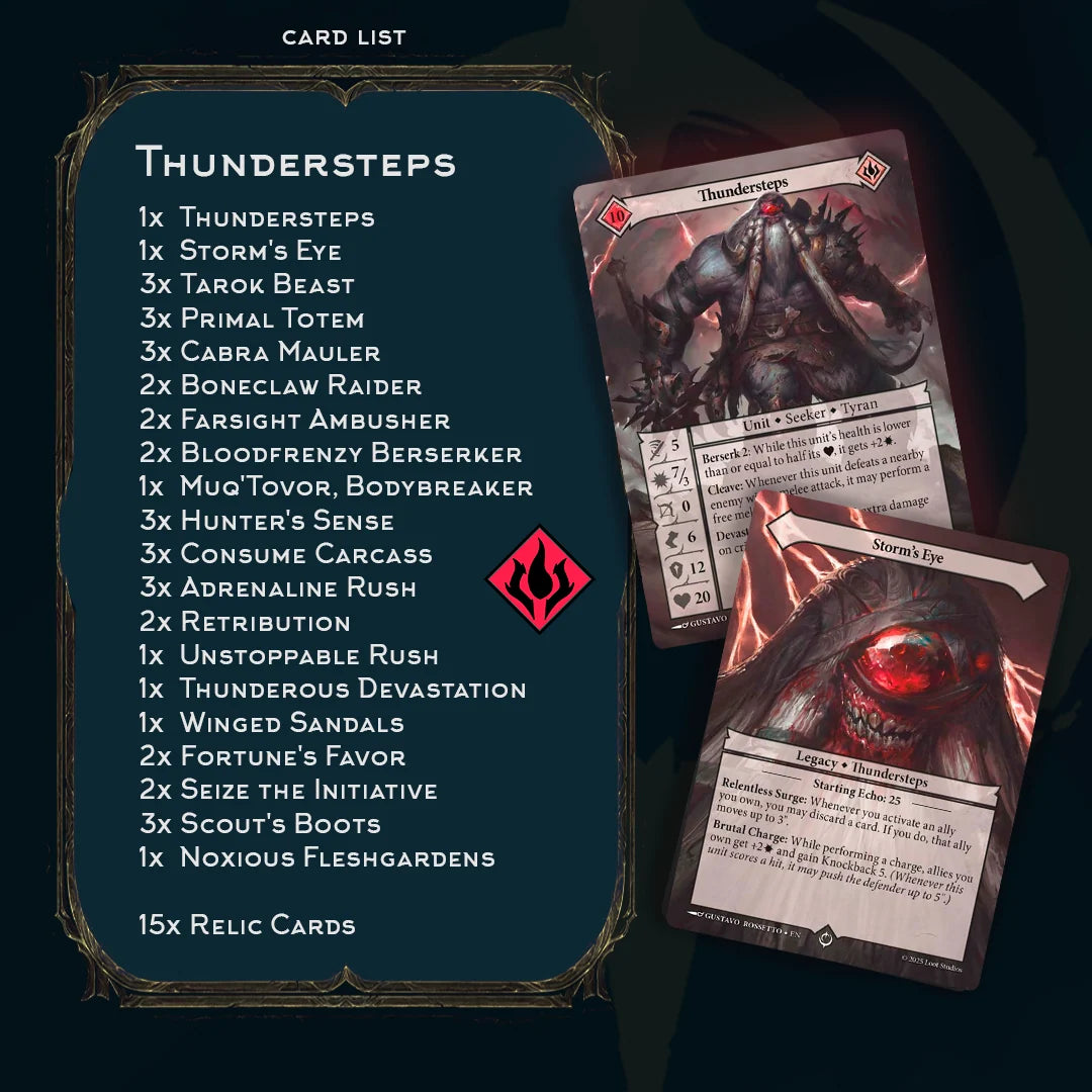 Malediction: Seeker Deck- Thundersteps