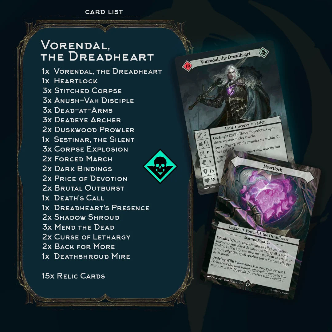 Malediction: Seeker Deck - Vorendal The Dreadheart