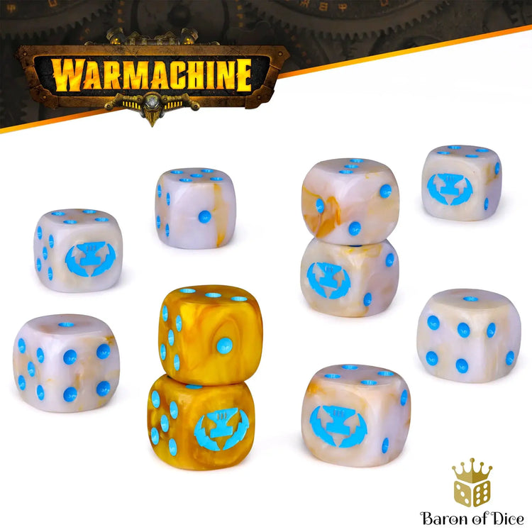 Cygnar Storm Forge Dice Box by Baron of Dice