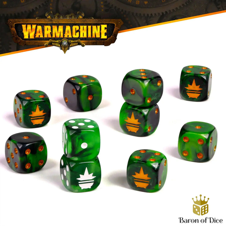 Warmachine Crucible Guard Dice Box (10ct) by Baron of Dice