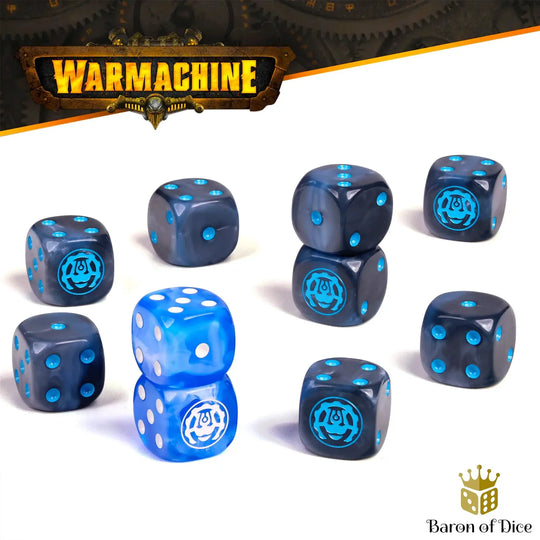Warmachine Convergence of Cyriss Dice Box (10ct) by Baron of Dice