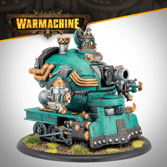 Warmachine: Crucible Guard Captain Eira Mackay & Railless Interceptor by Warmachine