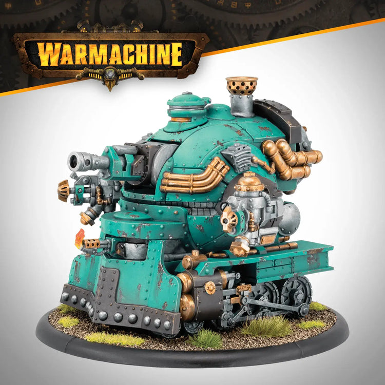Warmachine: Crucible Guard Captain Eira Mackay & Railless Interceptor by Warmachine