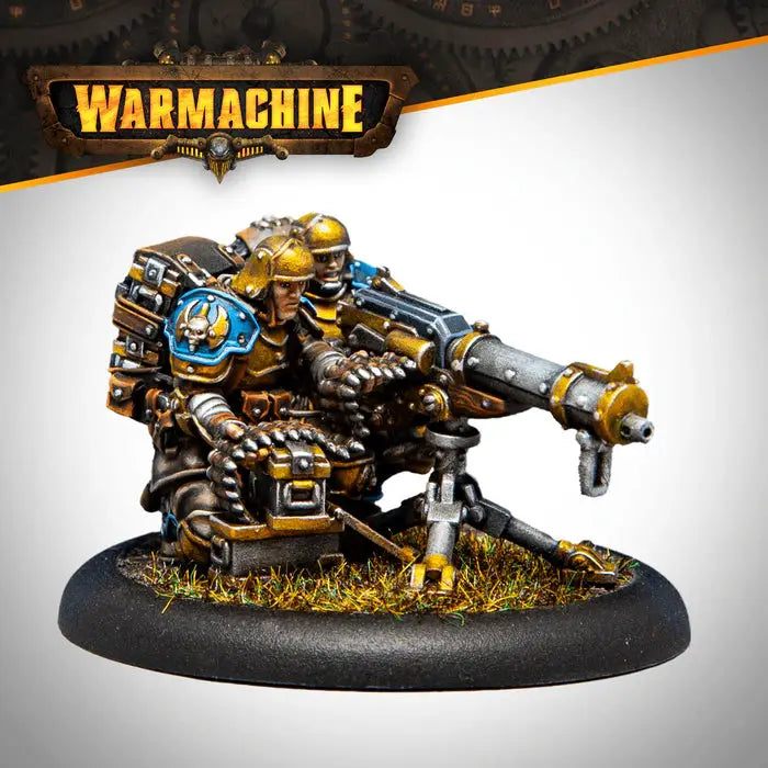 Warmachine: Heavy Machinegun Crew by Warmachine