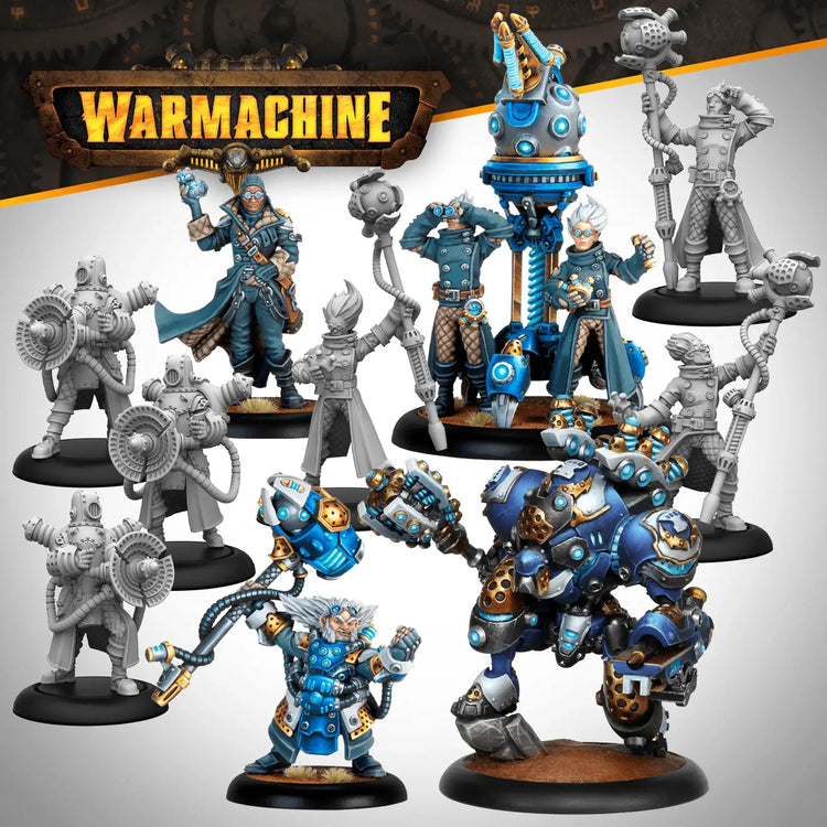 Warmachine: Cygnar Storm Forge Command Cadre by Warmachine