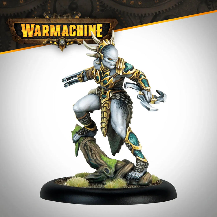 Warmachine: Nissak, Totem Huntress Champion by Warmachine
