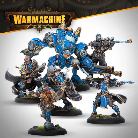 Warmachine: Cygnar Hellslingers Command Cadre (HIPS) by Warmachine