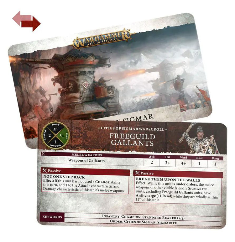 CITIES OF SIGMAR: WARSCROLL CARDS *5/30 Release* by Games Workshop