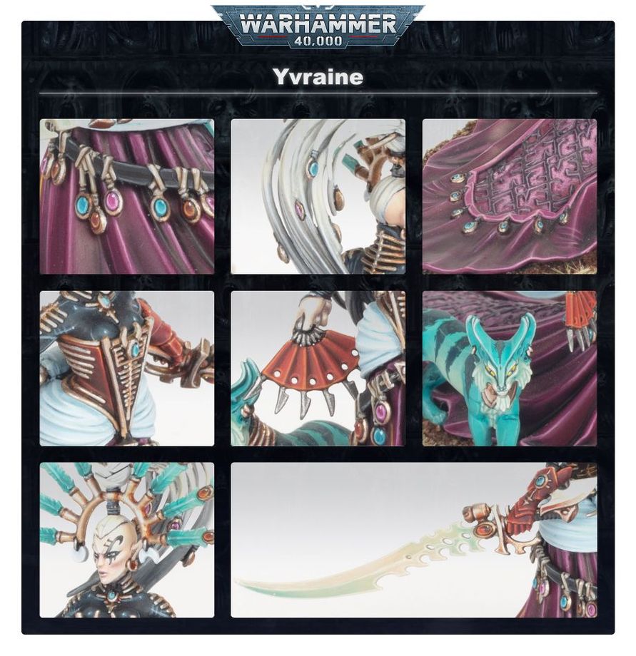 Warhammer 40k Aeldari Yvraine Emissary of Ynnead