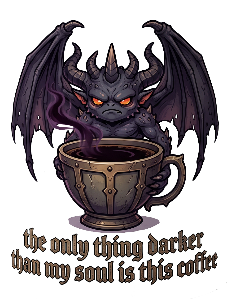 Dark Roast Sticker | Tabletop Wargaming Decal
