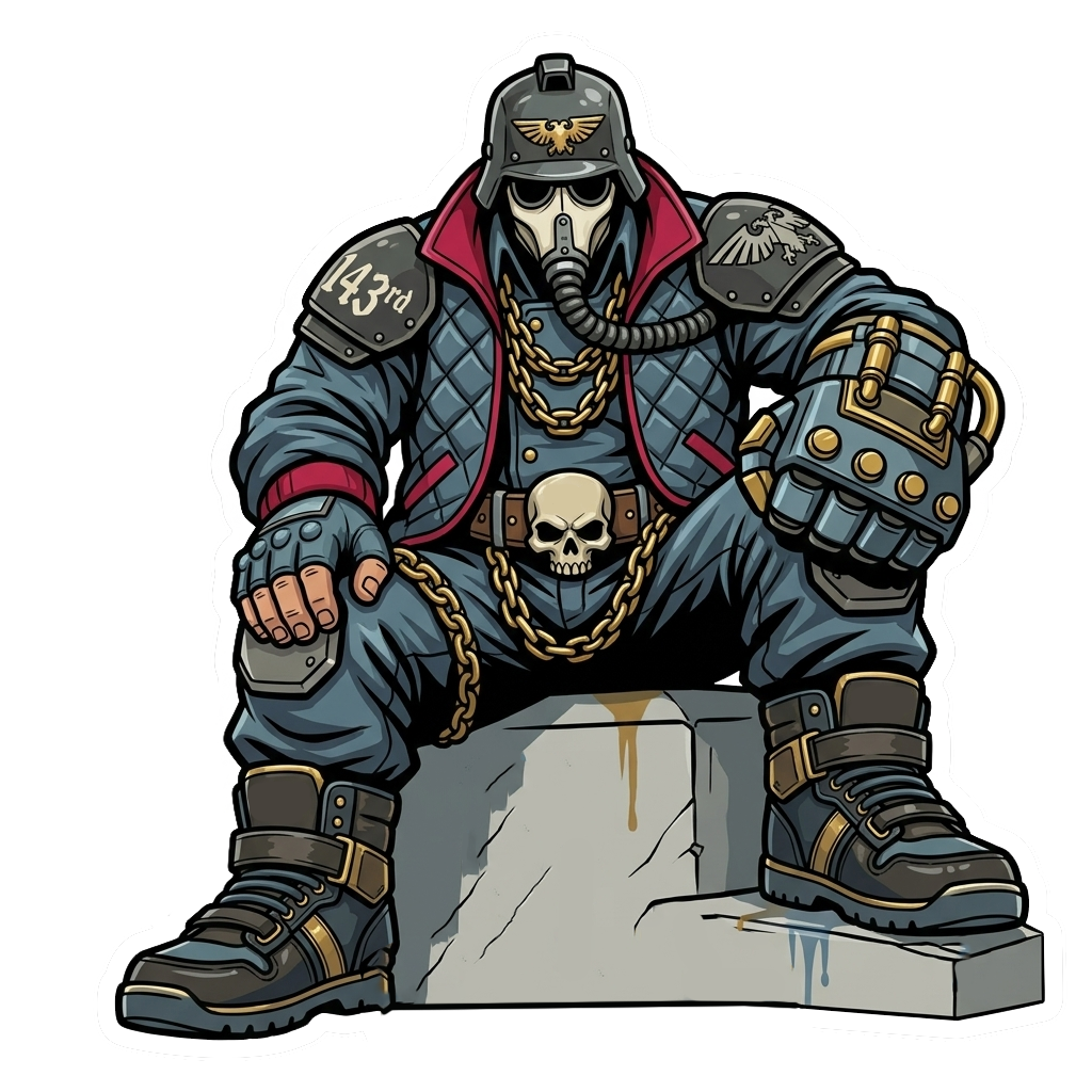Big Krieg Energy Sticker