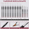 Nicpro 16pc Brush Set with Zipper Case by Battlebrush Games