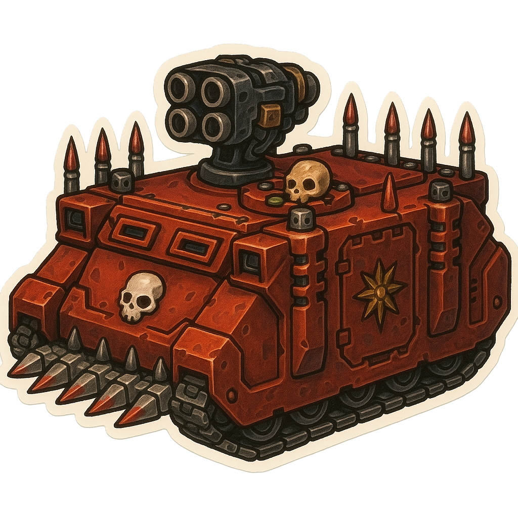 Chaos Carpool Sticker | Tabletop Wargaming Decal – Battlebrush Games