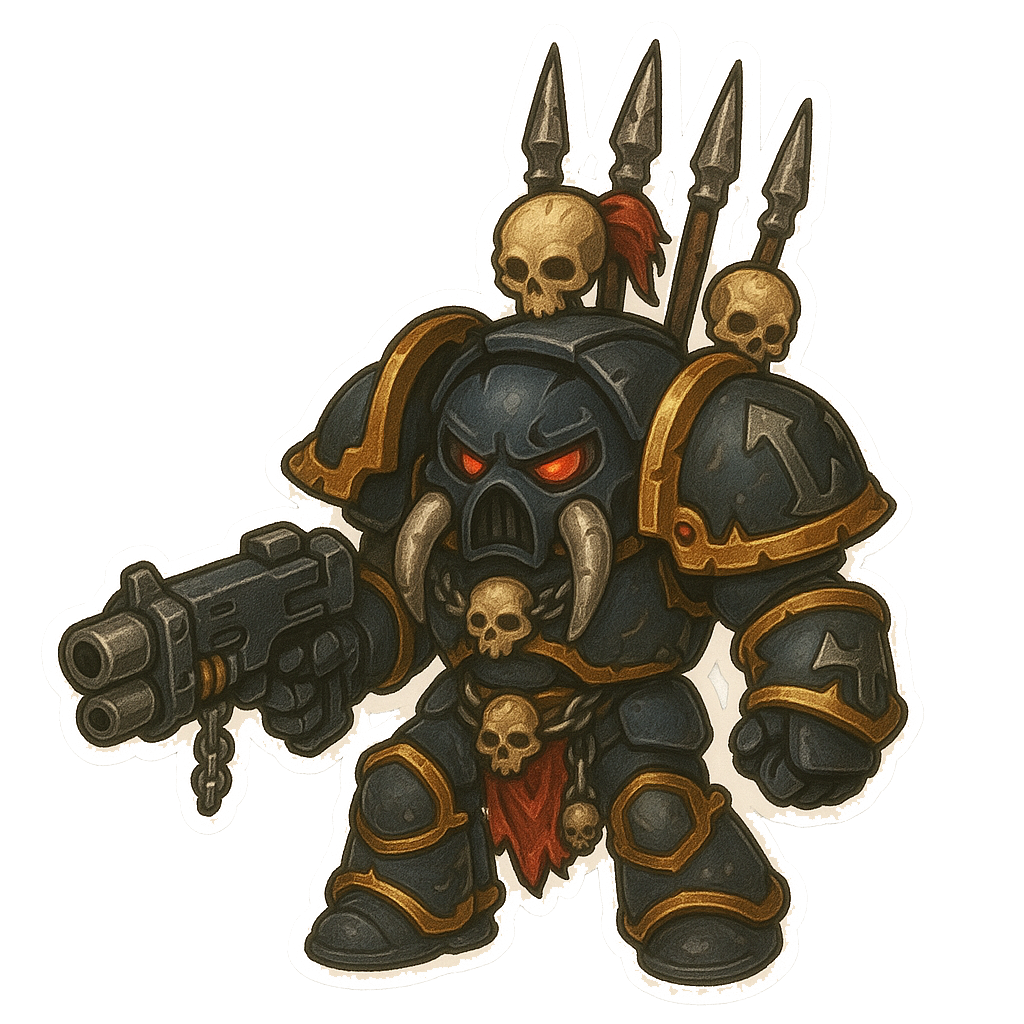 Tiny Terror Sticker | Tabletop Wargaming Decal – Battlebrush Games