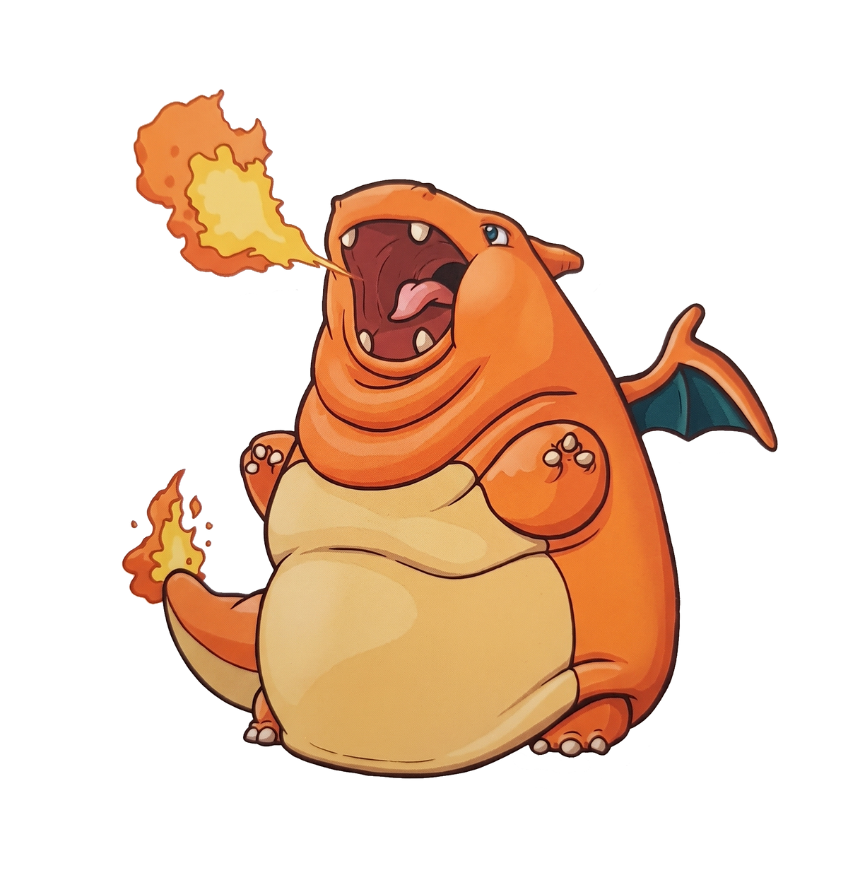 Thiccizard Sticker