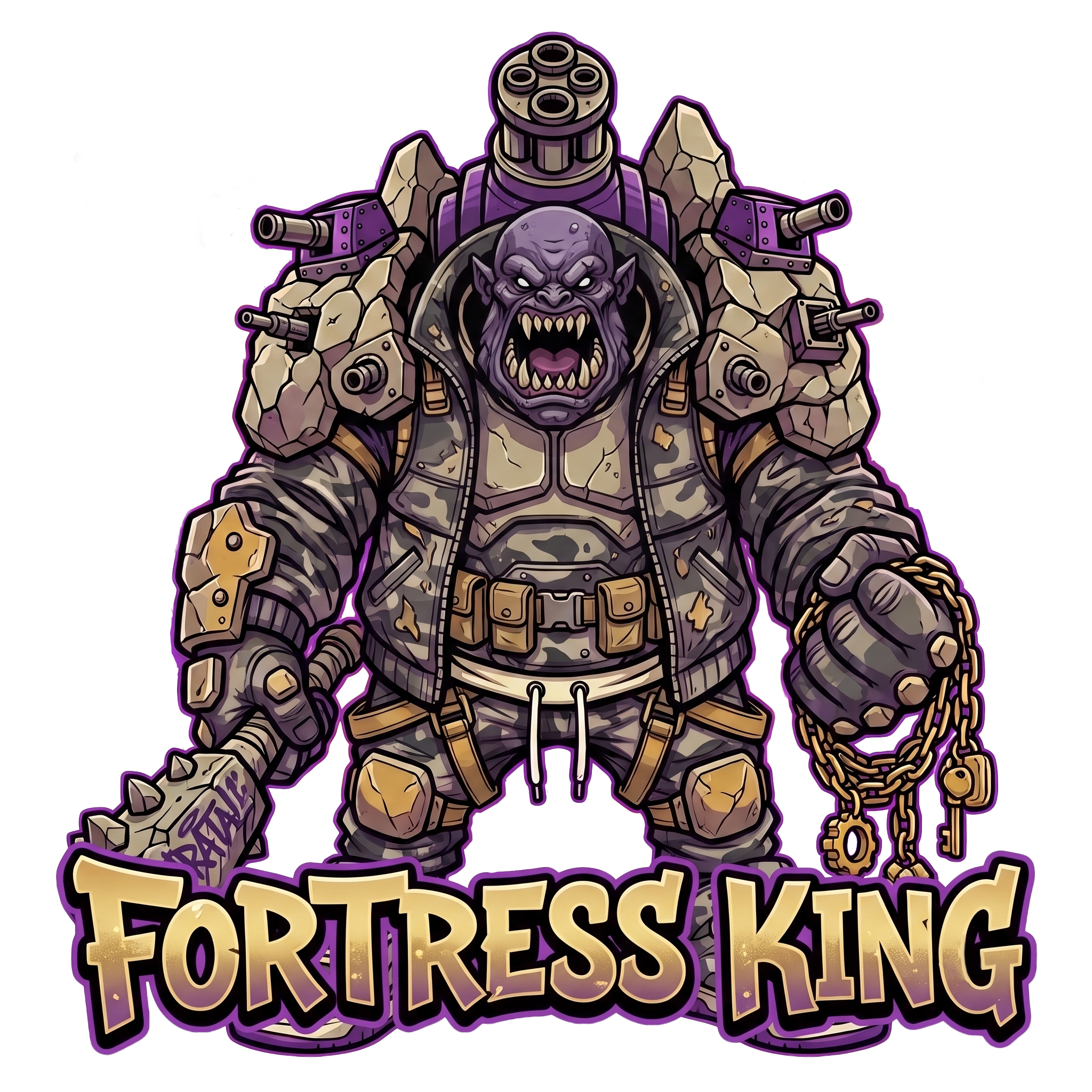 King of the Castle Sticker | Tabletop Wargaming Decal – Battlebrush Games