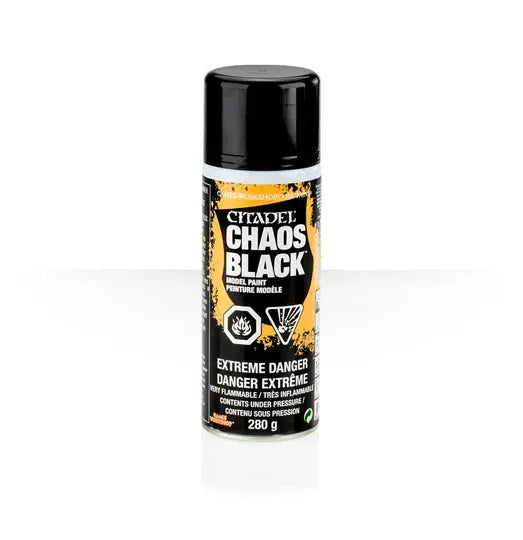 CHAOS BLACK SPRAY PAINT by Games Workshop