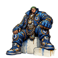 Captain Blueberry Vinyl Sticker | Tabletop Wargaming Decal – Battlebrush Games