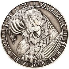 d20 Owlbear Coin by Goliath Coins