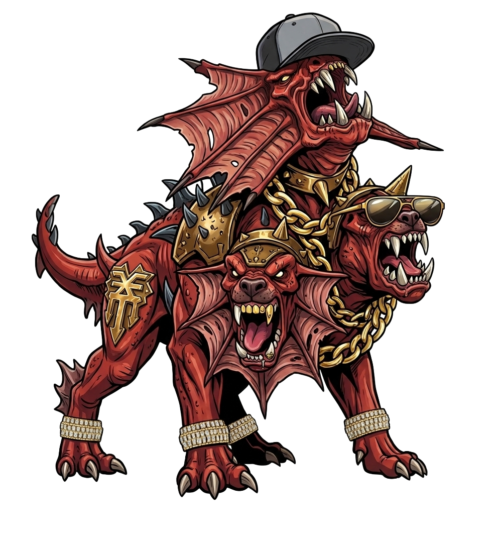 Hellhound Sticker | Tabletop Wargaming Decal