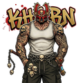Red Butcher Sticker | Tabletop Wargaming Decal