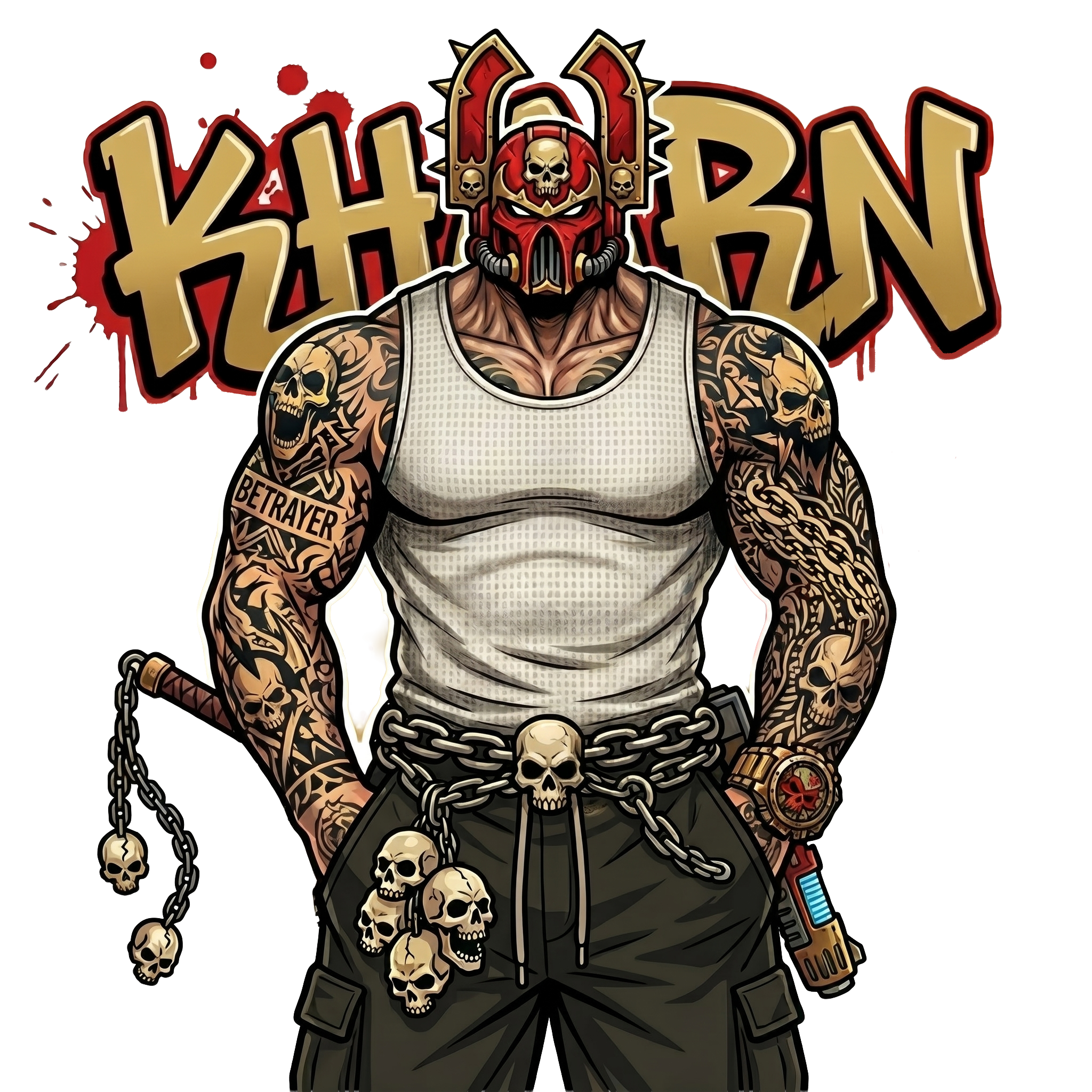 Red Butcher Sticker | Tabletop Wargaming Decal
